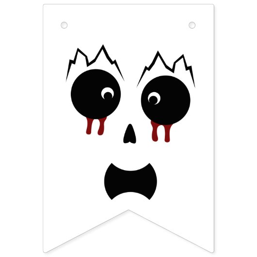 Spookkoppen Halloween set Vlaggetjes (Tweede vlag)