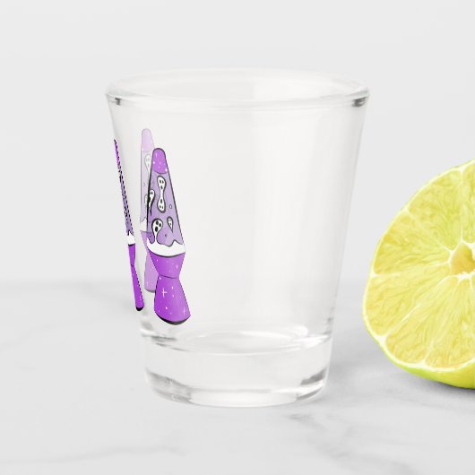 spooklavalamp shot glas (Rechts)
