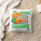 Spookley de Vierkante Pompoen | DURF VIERKANT TE Z Kussen (Deken)