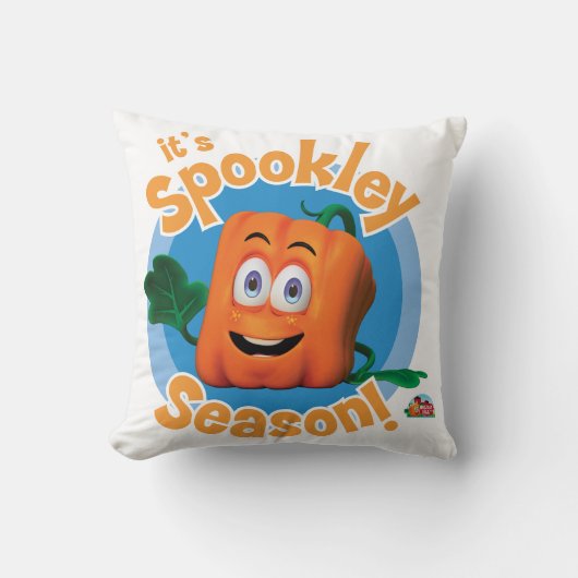 Spookley de vierkante pompoen | Het is Spookley Se Kussen (Voorkant)
