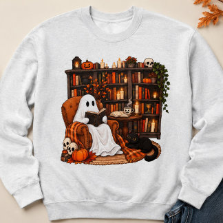Spooklezende Halloween Bibliothecaris Leraar Cadea Trui