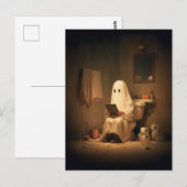 Spooklezing in het achterkamertje briefkaart (Voorkant / Achterkant)