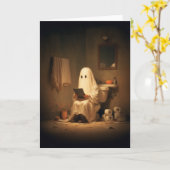 Spooklezing in het achterkamertje kaart (Gele Bloem)