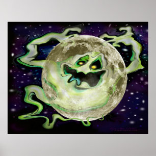 Spookmaanposter Poster
