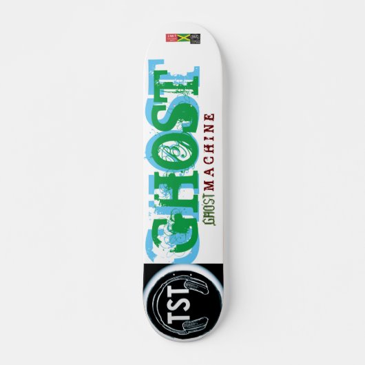 SPOOKMACHINE /TST /JMT SKATEBOARDS/IPIX PERSOONLIJK SKATEBOARD (Voorkant)