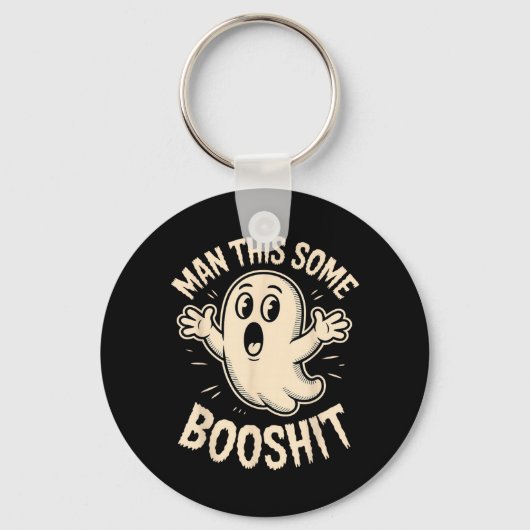 Spookman Dit Is Een Boe Sarcastisch Grappig Spooka Sleutelhanger (Voorkant)