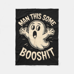 Spookman Dit Is Sommige Boe Sarcastisch Grappig Sp Fleece Deken