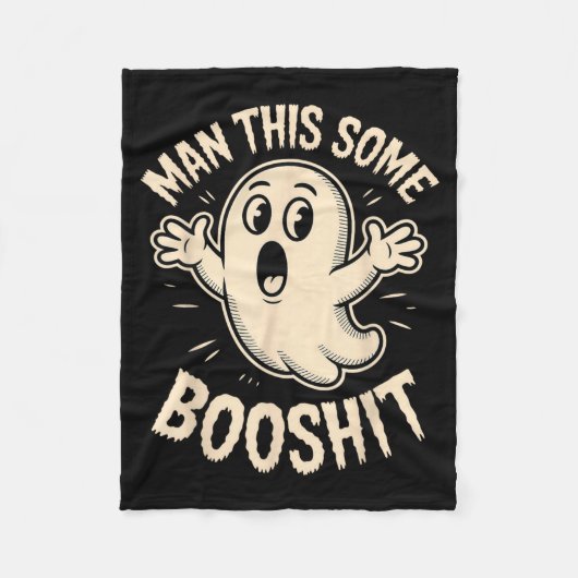 Spookman Dit Is Sommige Boe Sarcastisch Grappig Sp Fleece Deken (Voorkant)