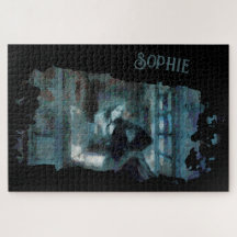 Spookmeisje in het Blauw – Hunkerende Surrealistis