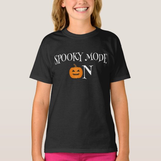 Spookmodus aan - Halloween 2022 T-shirt (Voorkant)