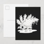 Spookmonster Briefkaart (Voorkant / Achterkant)