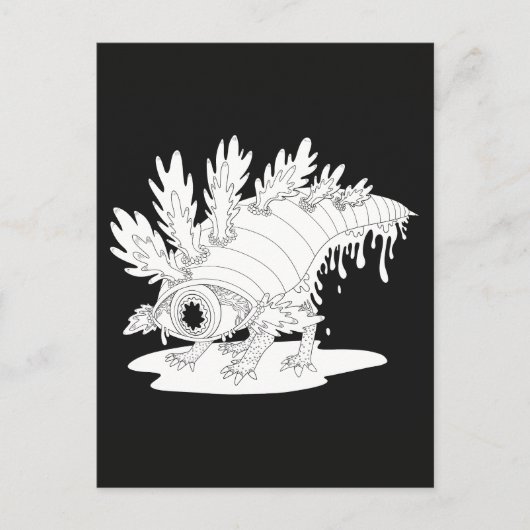 Spookmonster Briefkaart (Voorkant)