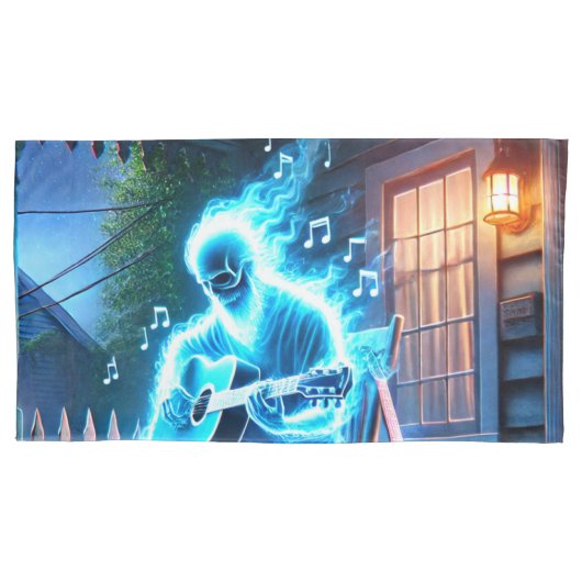 spookmuzikant kussensloop (Voorkant)