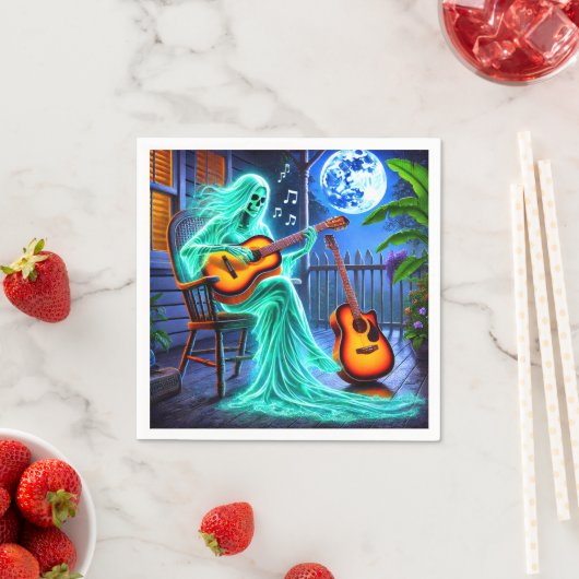 spookmuzikant servet (Insitu)