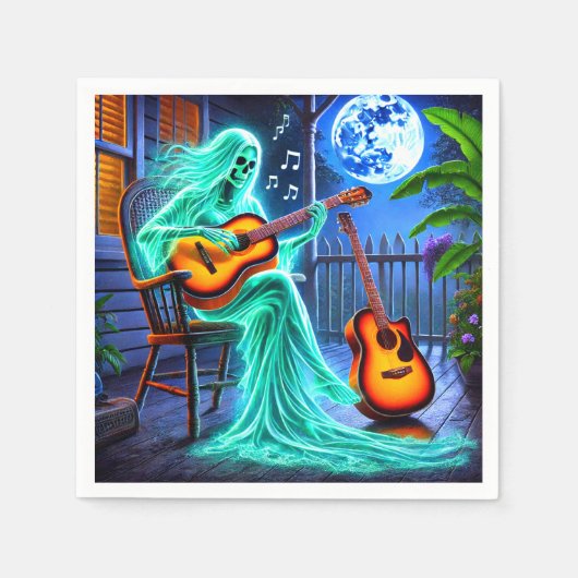 spookmuzikant servet (Voorkant)