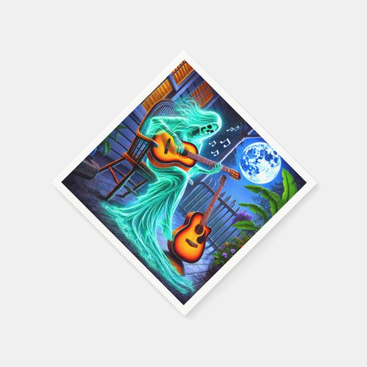 spookmuzikant servet (Hoek)