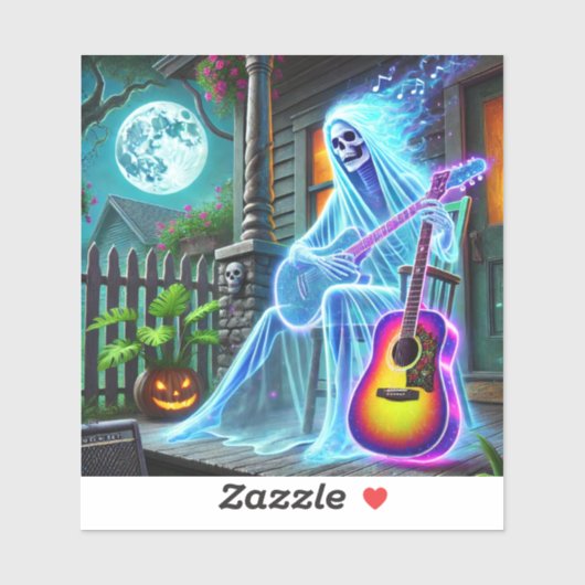 spookmuzikant sticker (Vel)