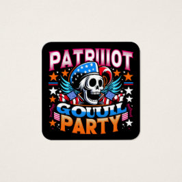 Spookmythe en patriottisme in de Pop Vierkante Visitekaartjes