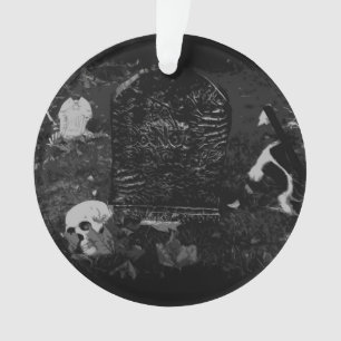 Spooknacht - Schedels en Graven Ornament
