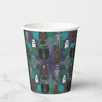 Spookpapier Bord Papieren Bekers