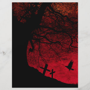 Spookpapier en papier voor kerkhoven