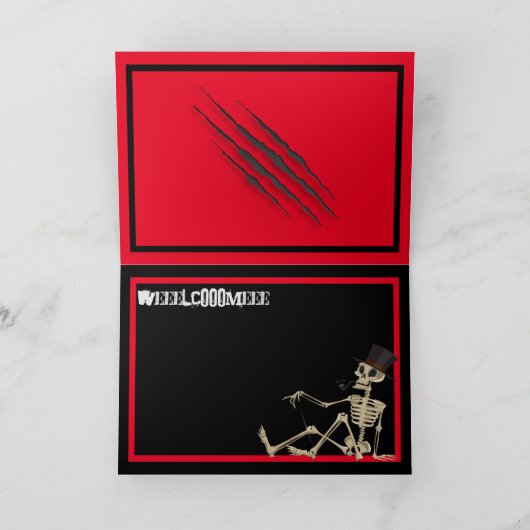 Spookpartij Kaart (Binnen)