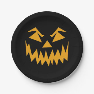 spookpartij papieren bordje
