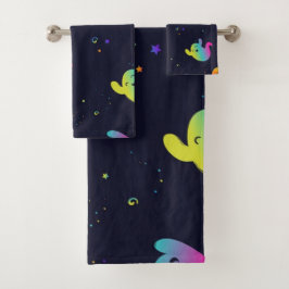 spookpatroon bad handdoek