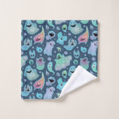 spookpatroon bad handdoek (Wasdoekje)