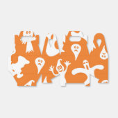 spookpatroon bedankdoosjes (Uitgevouwen)