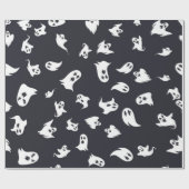 spookpatroon cadeaupapier (Vlak)