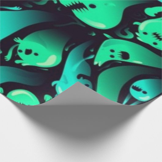 spookpatroon cadeaupapier (Hoek)