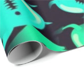 spookpatroon cadeaupapier (Rol Hoek)