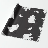spookpatroon cadeaupapier (Uitgerold)