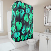 spookpatroon douchegordijn (In situ)