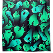 spookpatroon douchegordijn (Voorkant)