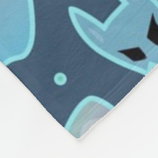 spookpatroon fleece deken (Hoek)