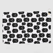 spookpatroon golfhanddoek (Horizontaal)