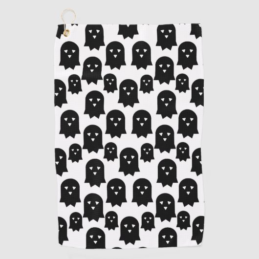 spookpatroon golfhanddoek (Voorkant)
