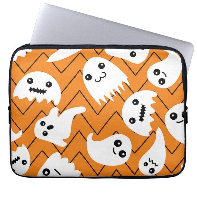 spookpatroon laptop sleeve (Voorkant)