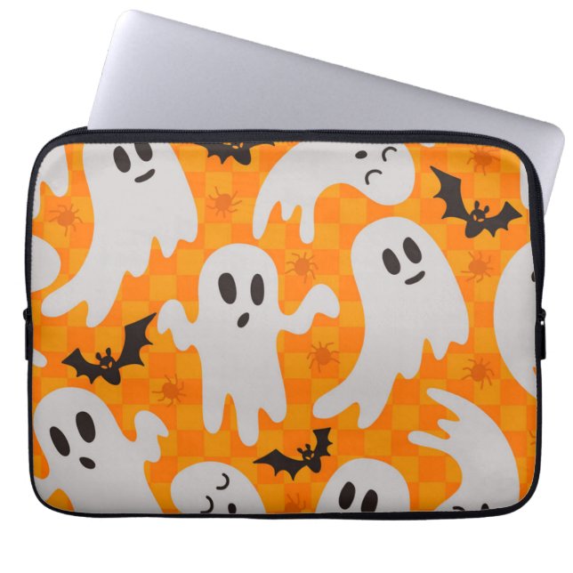 spookpatroon laptop sleeve (Voorkant)