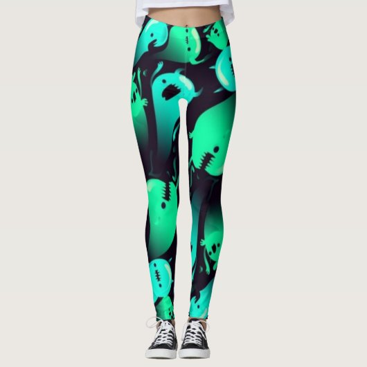 spookpatroon leggings (Voorkant)