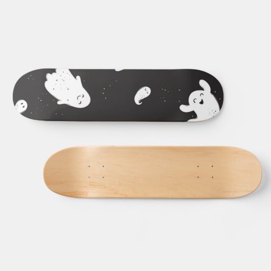 spookpatroon persoonlijk skateboard (Horizontaal)