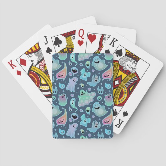 spookpatroon pokerkaarten (Achterkant)