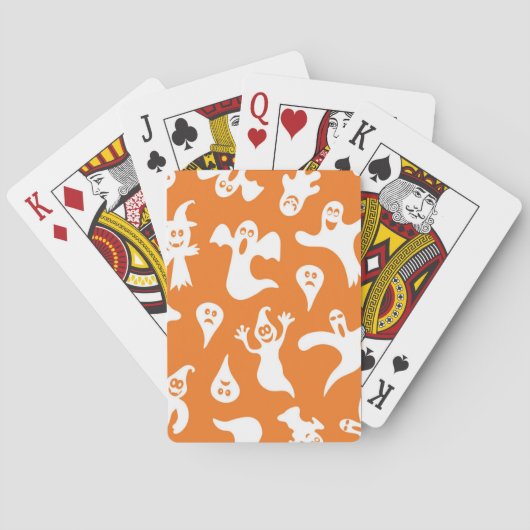 spookpatroon pokerkaarten (Achterkant)