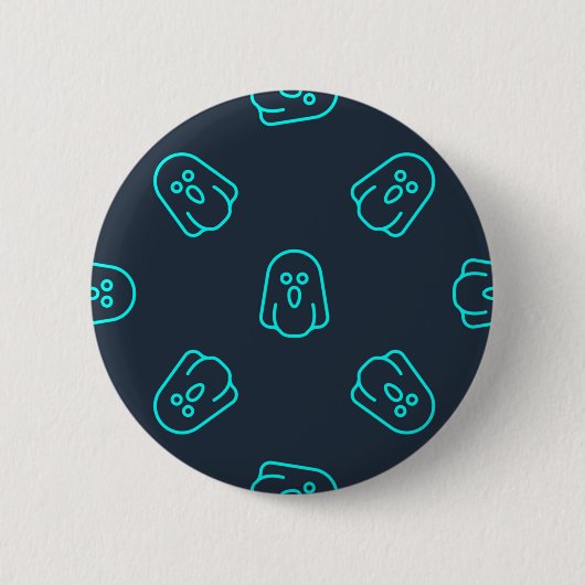 spookpatroon ronde button 5,7 cm (Voorkant)