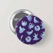 spookpatroon ronde button 5,7 cm (Voorkant /achterkant)