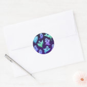 spookpatroon ronde sticker (Envelop)