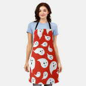 spookpatroon schort (Gedragen)