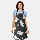 spookpatroon schort (Gedragen)